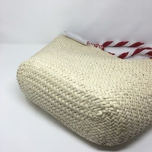 Straw Tassel Tote main image 1